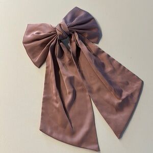 Anthropologie satin Hair Bow barrete